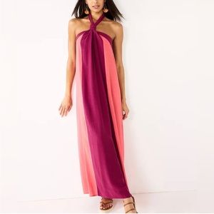 WOW NWT two tone maxi dress